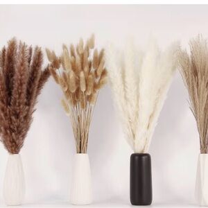 Neutral Pampas Grass Decorative Bundle - Home Accents